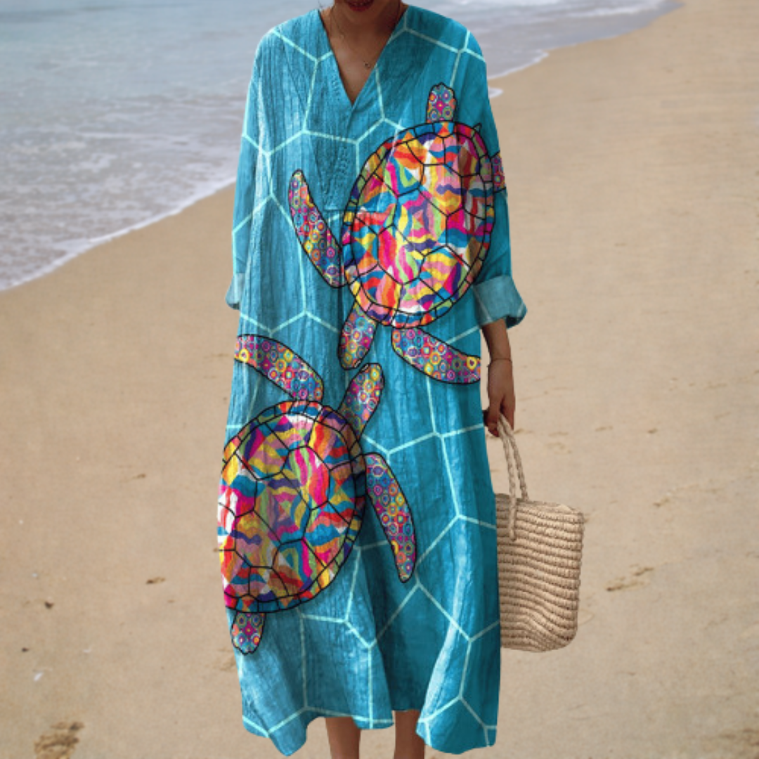Myra Printed Summer Dress