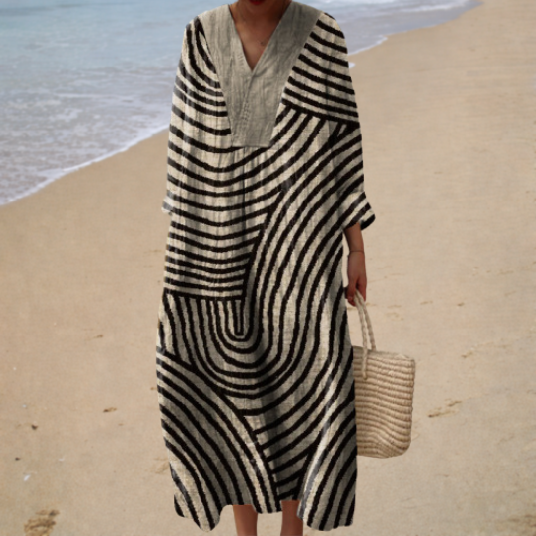 Myra Printed Summer Dress