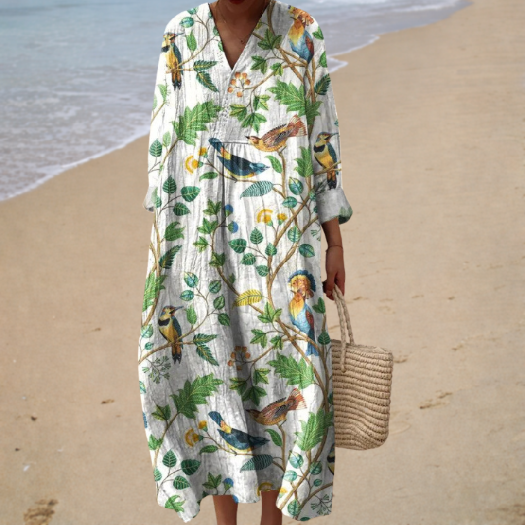 Myra Printed Summer Dress