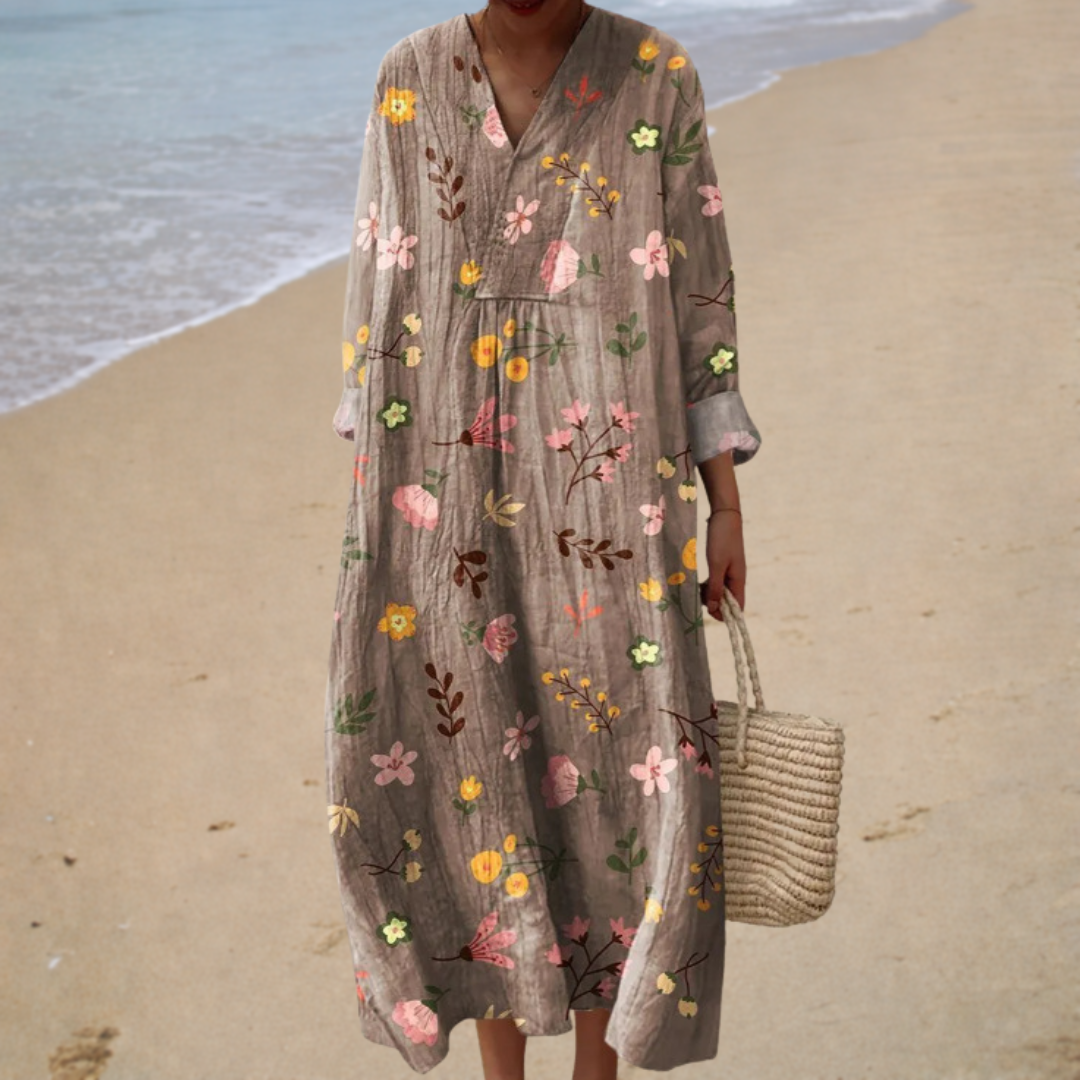 Myra Printed Summer Dress