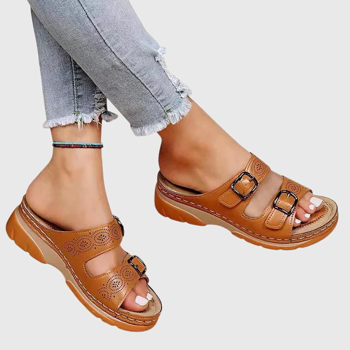 JOLANDA | ORTHOPEDIC LEATHER SANDALS