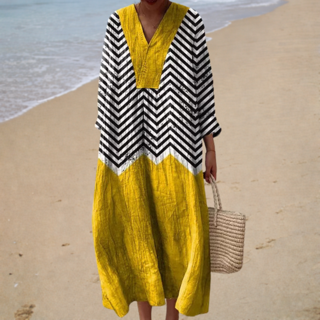 Myra Printed Summer Dress