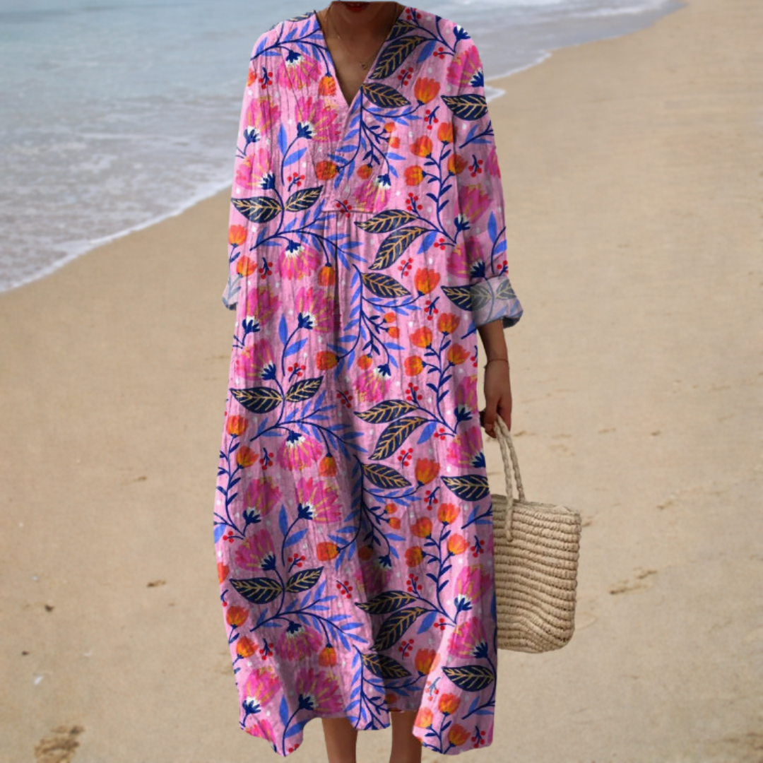 Myra Printed Summer Dress