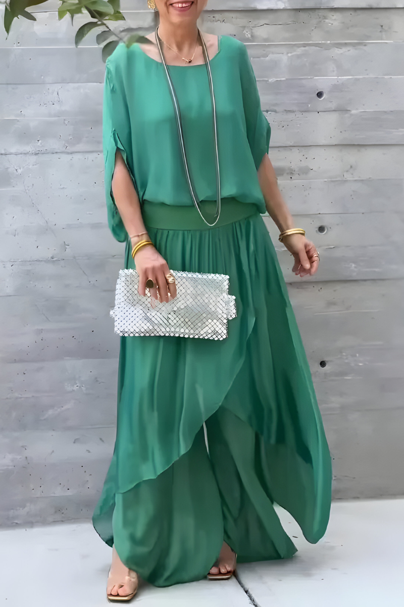 Delora | Wide-Leg Two-Piece Set