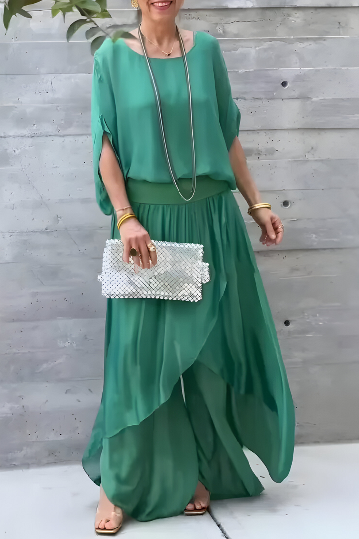 Delora | Wide-Leg Two-Piece Set