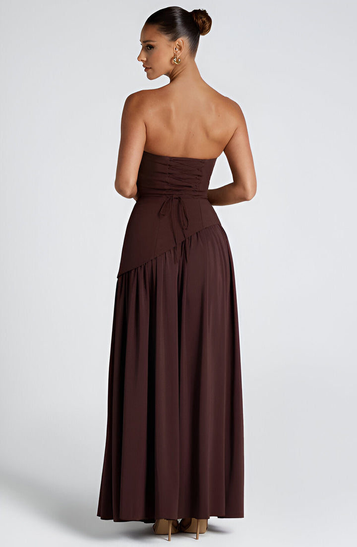 Octavia | Strapless Maxi Dress