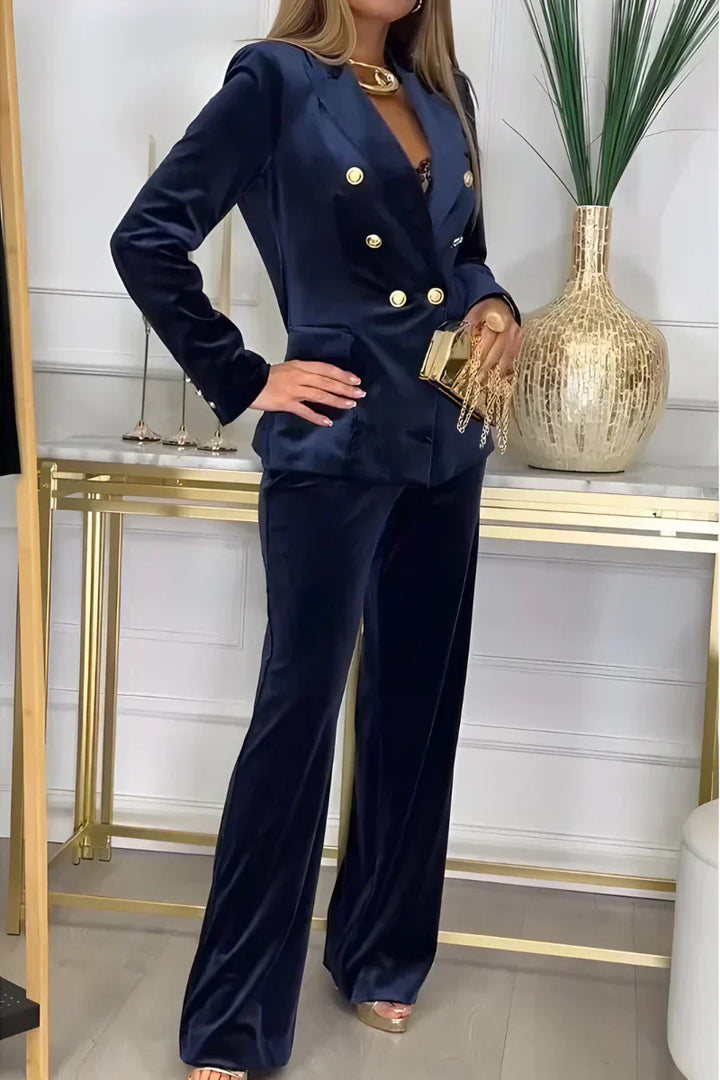 Davina™ | Chic Velvet Two-Piece Set