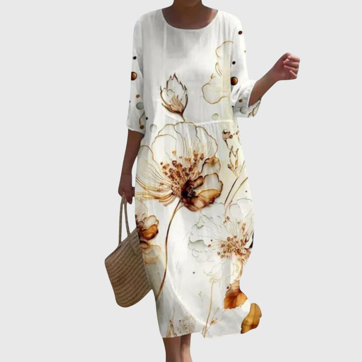 Olive™ | Stylish Floral Maxi Dress
