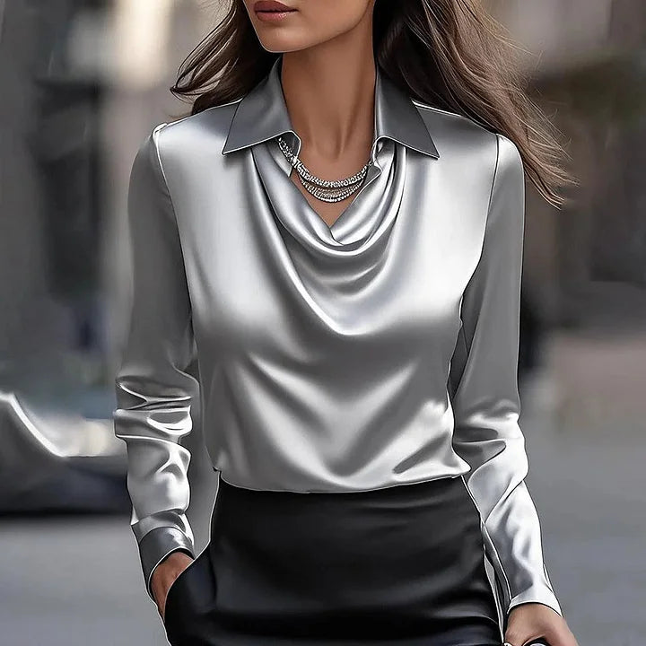 Avery - Elegant Satin Blouse