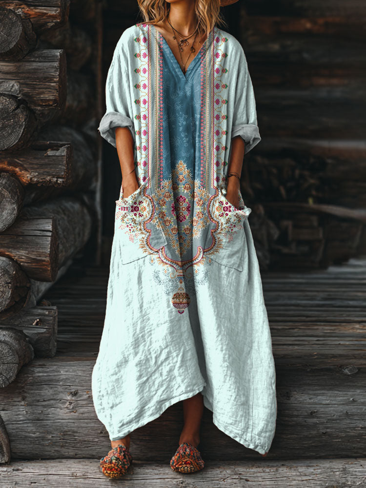 Rosalind | Vintage Boho Dress with Pockets