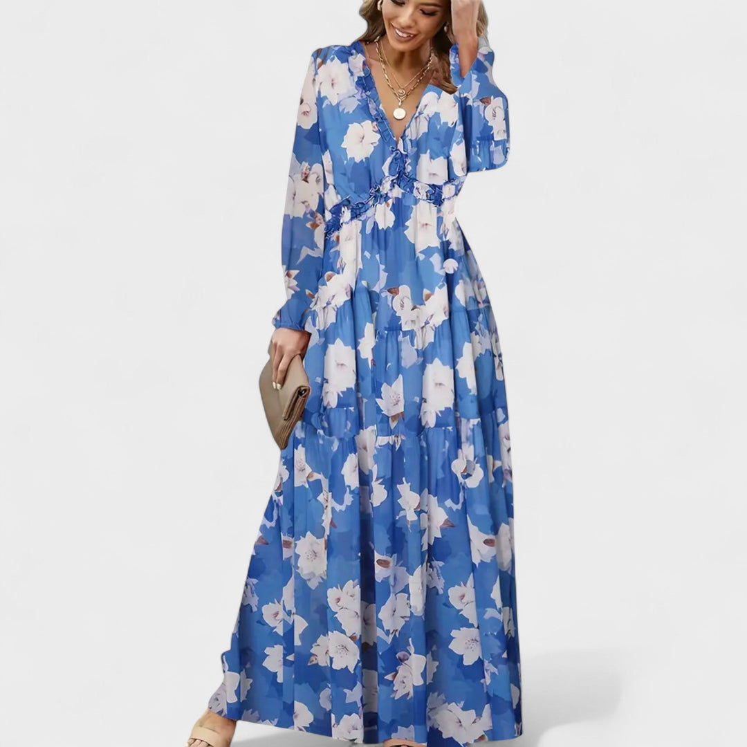 Hester | Floral Tiered Maxi Dress