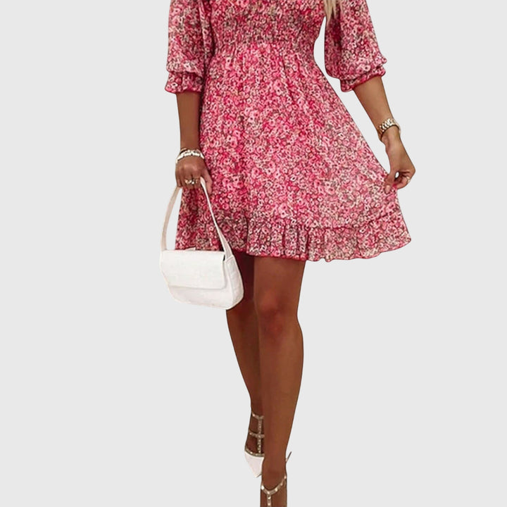 Shannon™ | Floral Puff Sleeve Dress
