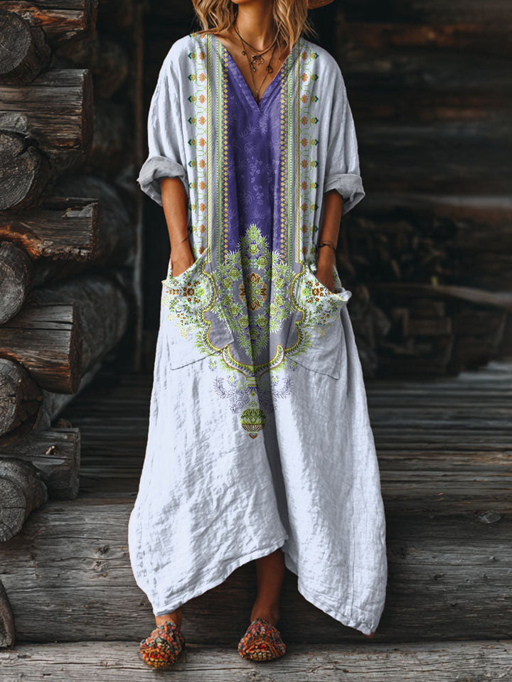 Rosalind | Vintage Boho Dress with Pockets