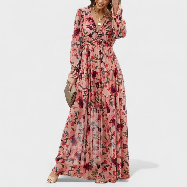 Hester | Floral Tiered Maxi Dress