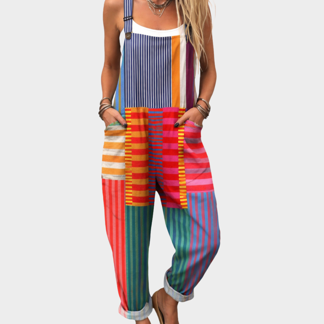 Cicely | Colorful Stripe Artistic Glow
