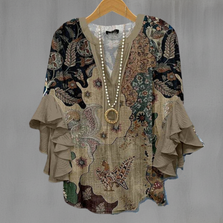 Lysandra | Elegant Blouse with Patterns