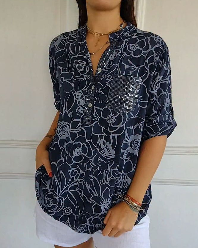 Imogen | Elegant Blouse with Pocket