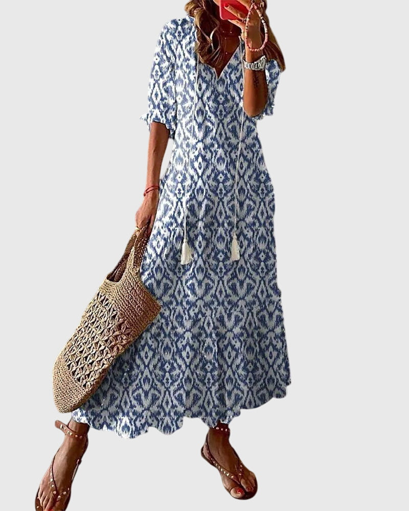 Belinda™ | Boho Vintage Summer Dress