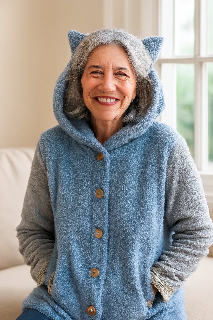 Olivia | cosy Cat Ear Hoodie - Elegant Comfort for Autumn & Winter