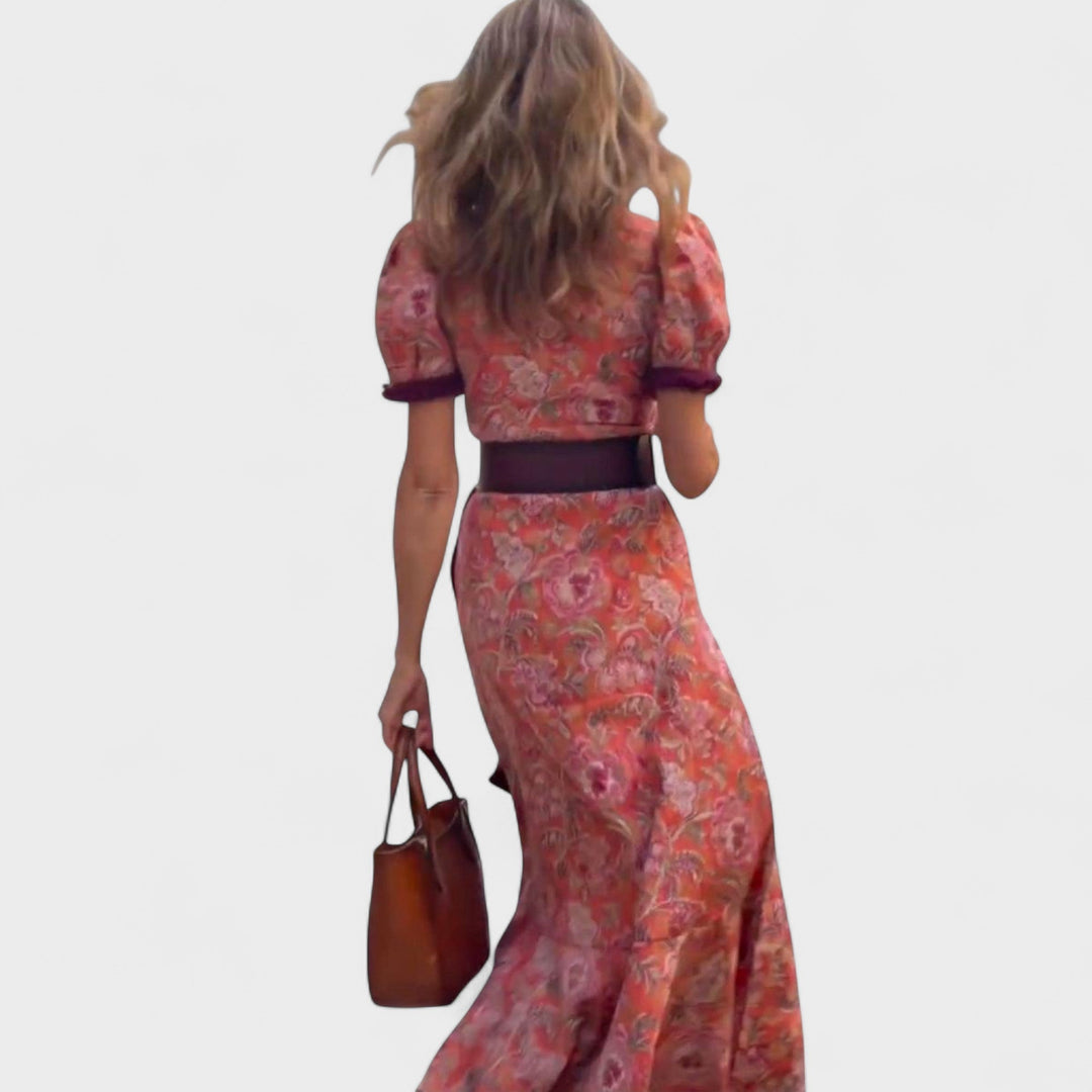 Fiona | Floral Wrap Dress