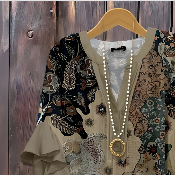 Lysandra | Elegant Blouse with Patterns