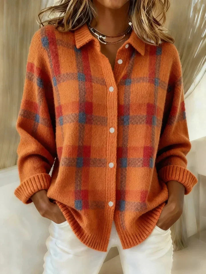 Coral™ | Retro Cheque Sweater