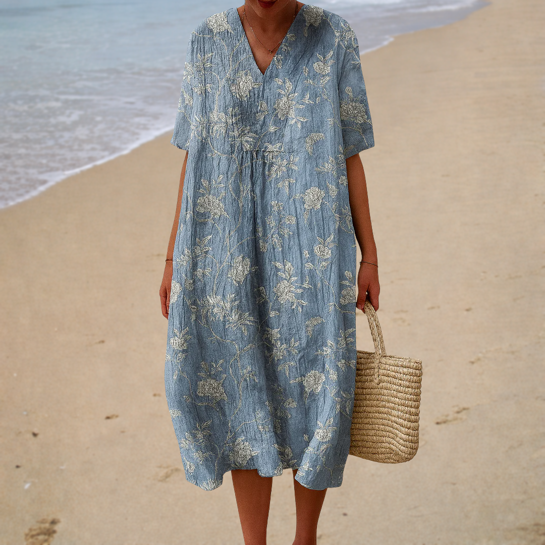 Myra Printed Summer Dress
