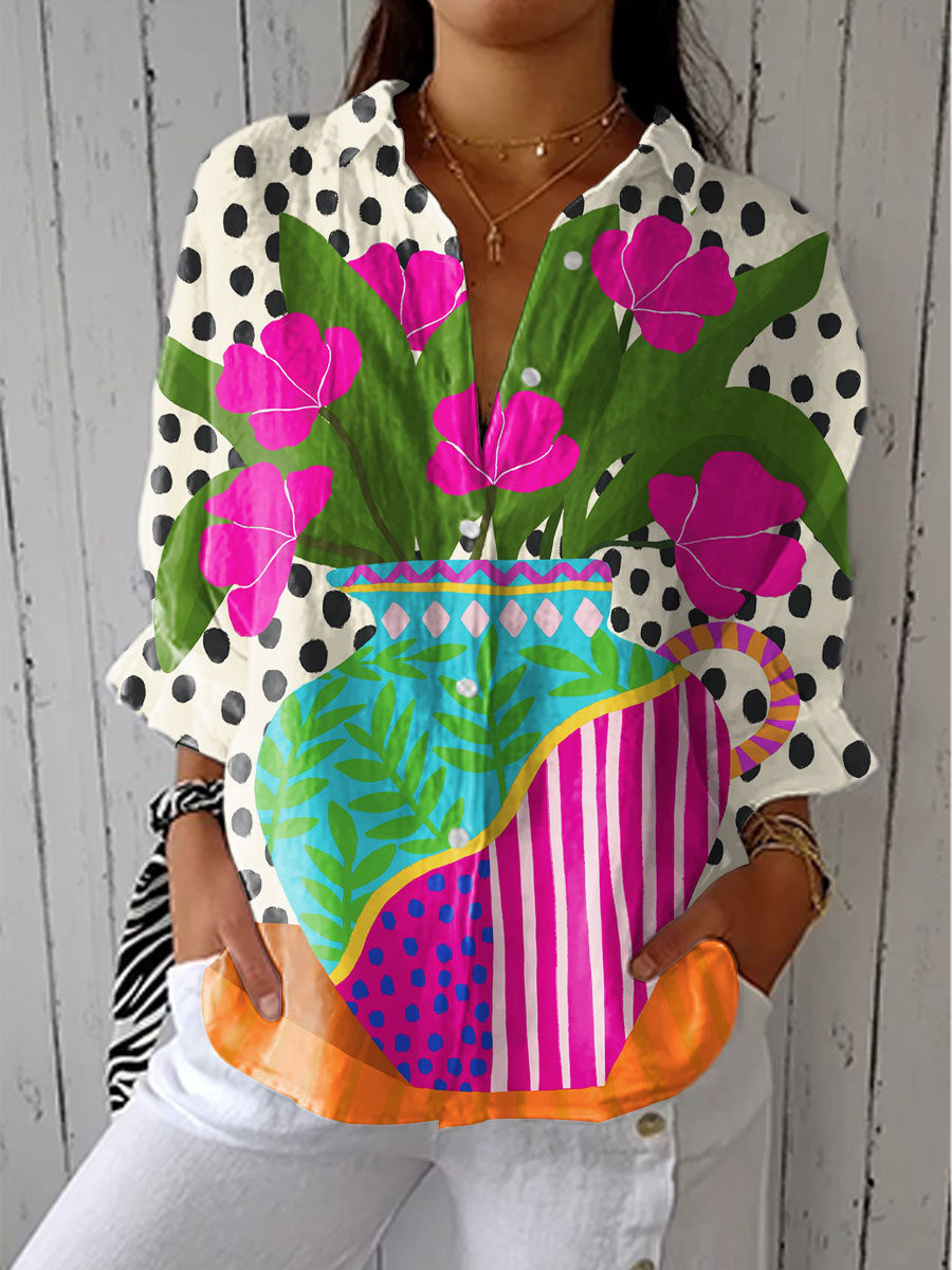 Alana | Blooming Vase Blouse