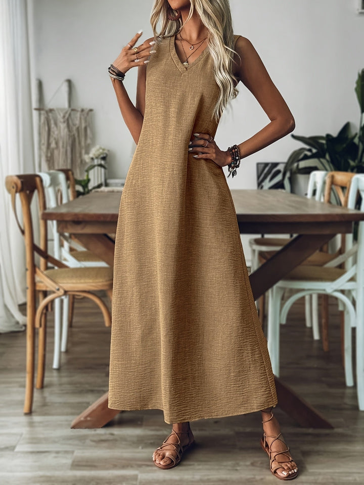 Rosemary | Sleeveless Maxi Dress
