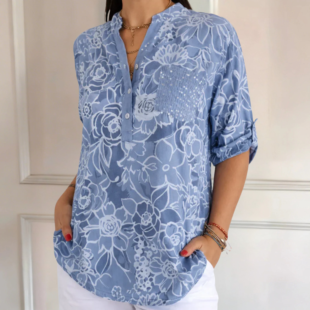 Imogen | Elegant Blouse with Pocket
