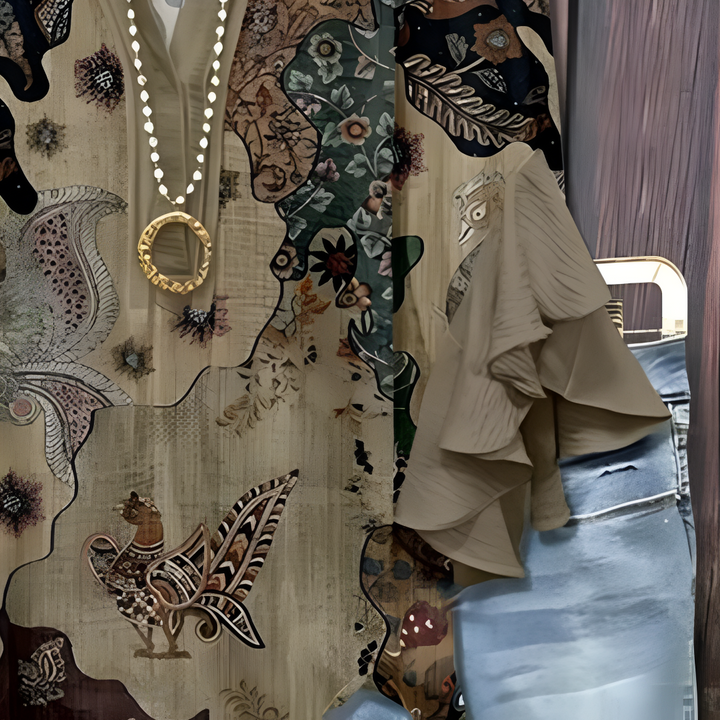 Lysandra | Elegant Blouse with Patterns