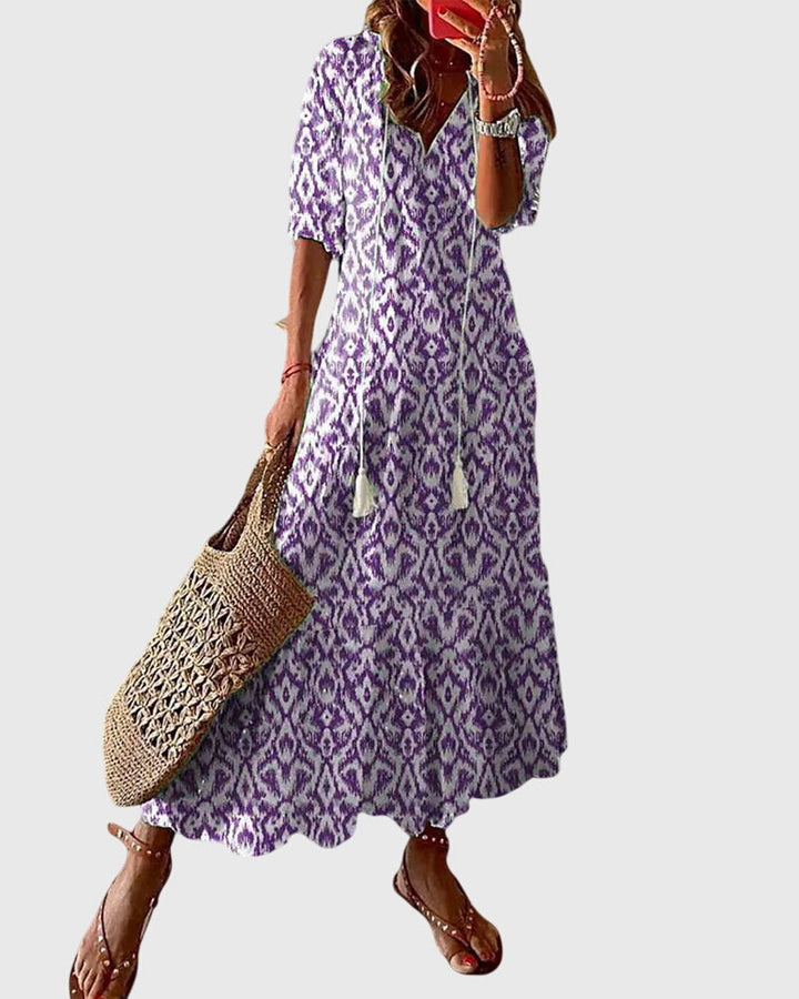 Belinda™ | Boho Vintage Summer Dress