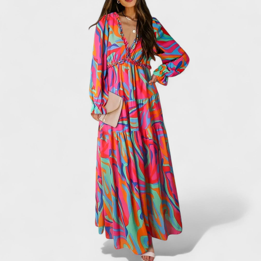 Hester | Floral Tiered Maxi Dress