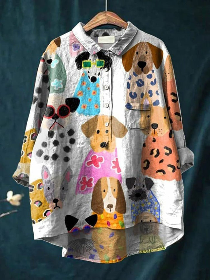 Armelle | Brooks Playful Print Blouse