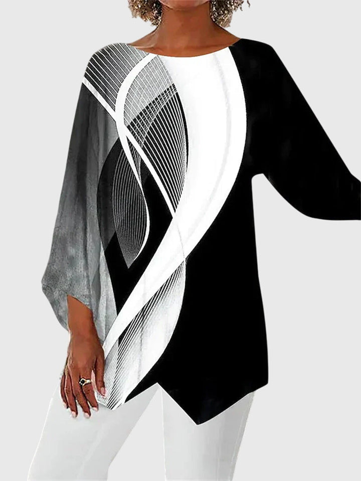 Arielle™ | Elegant Crew Neck Top