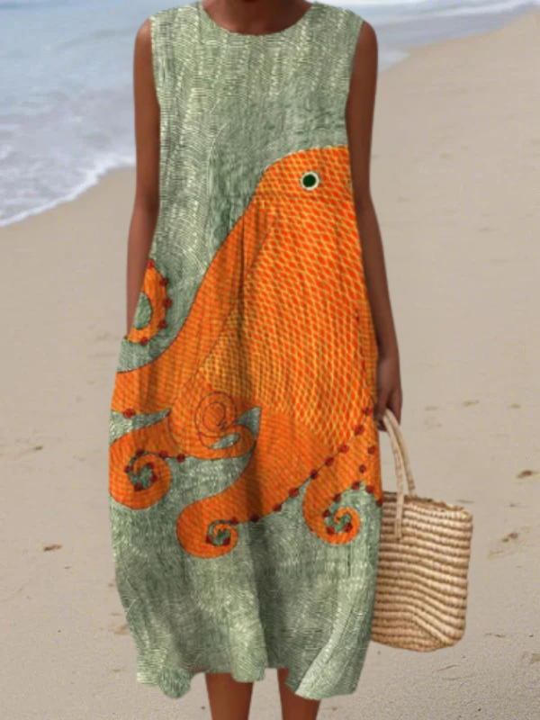 June™ Oceanic Midi Dress