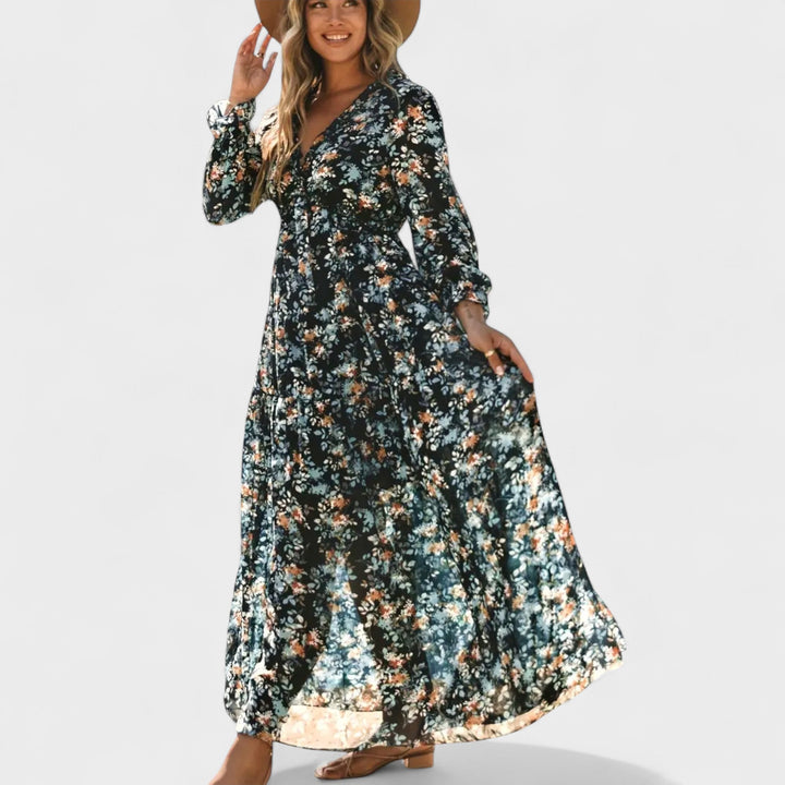 Hester | Floral Tiered Maxi Dress