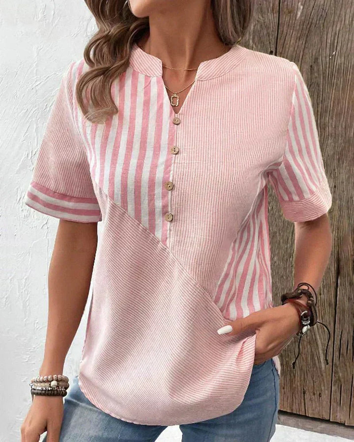 Bee | Soft Striped Blouse