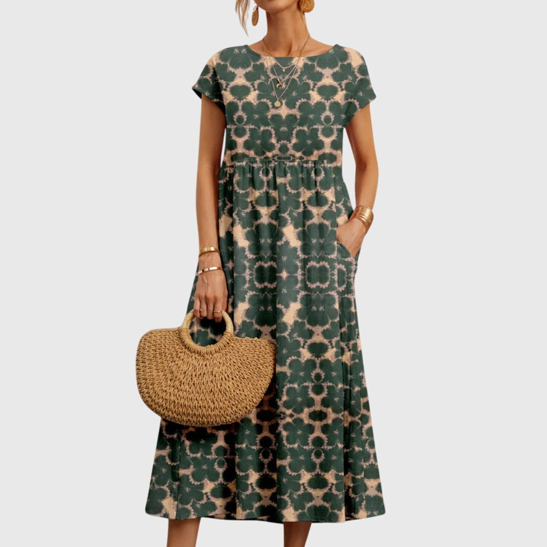 Sylvia™  | Chic Floral Dress