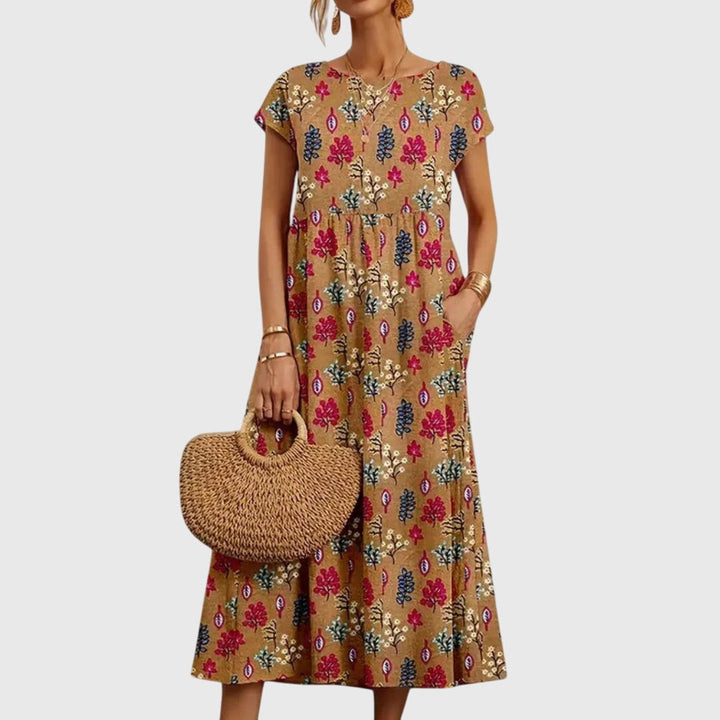 Sylvia™  | Chic Floral Dress