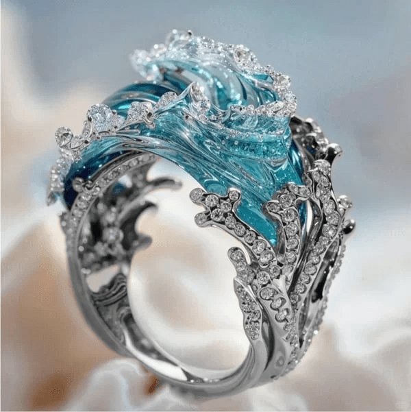 Barbara | Ring mit Meeresmotiv