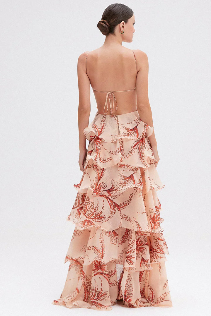 Nadine | Kleid mit Rüschendesign