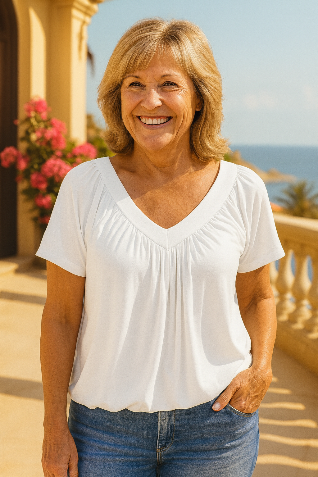 Amabel| Luxe Comfort Top – Flattering Ease for Every Day (S–5XL)