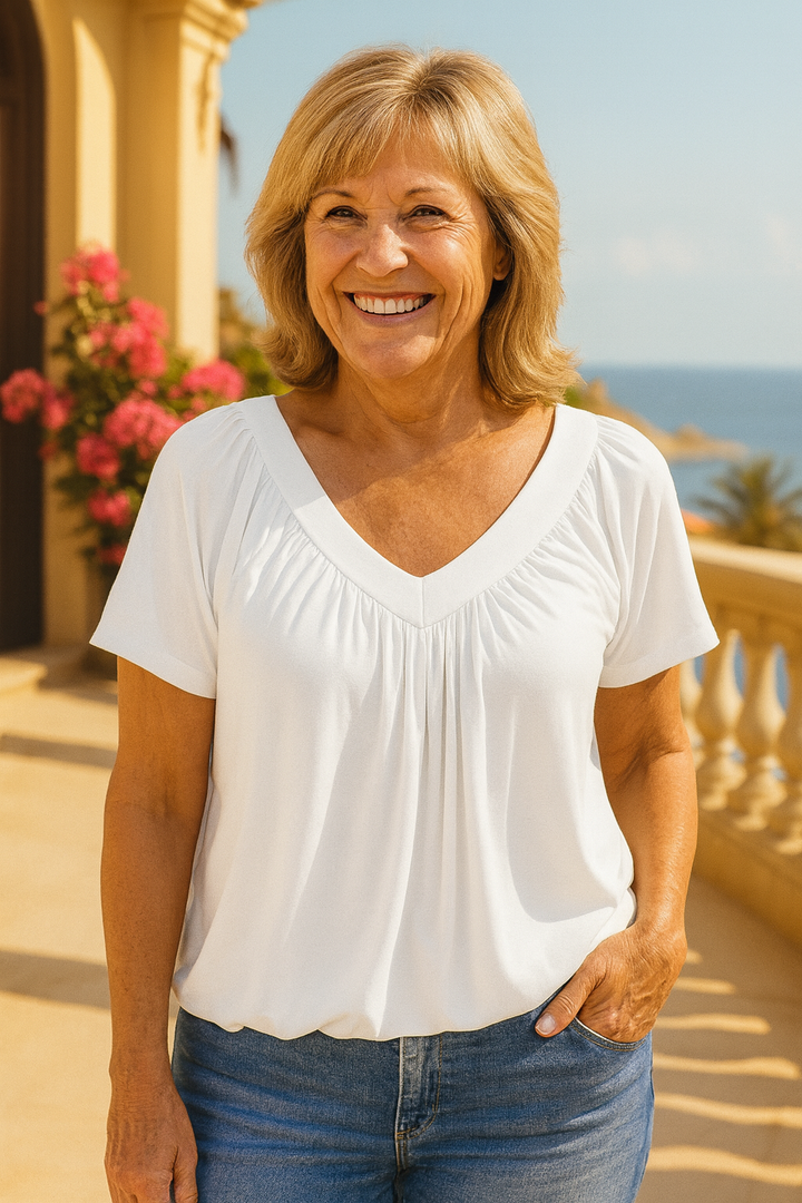 Amabel| Luxe Comfort Top – Flattering Ease for Every Day (S–5XL)