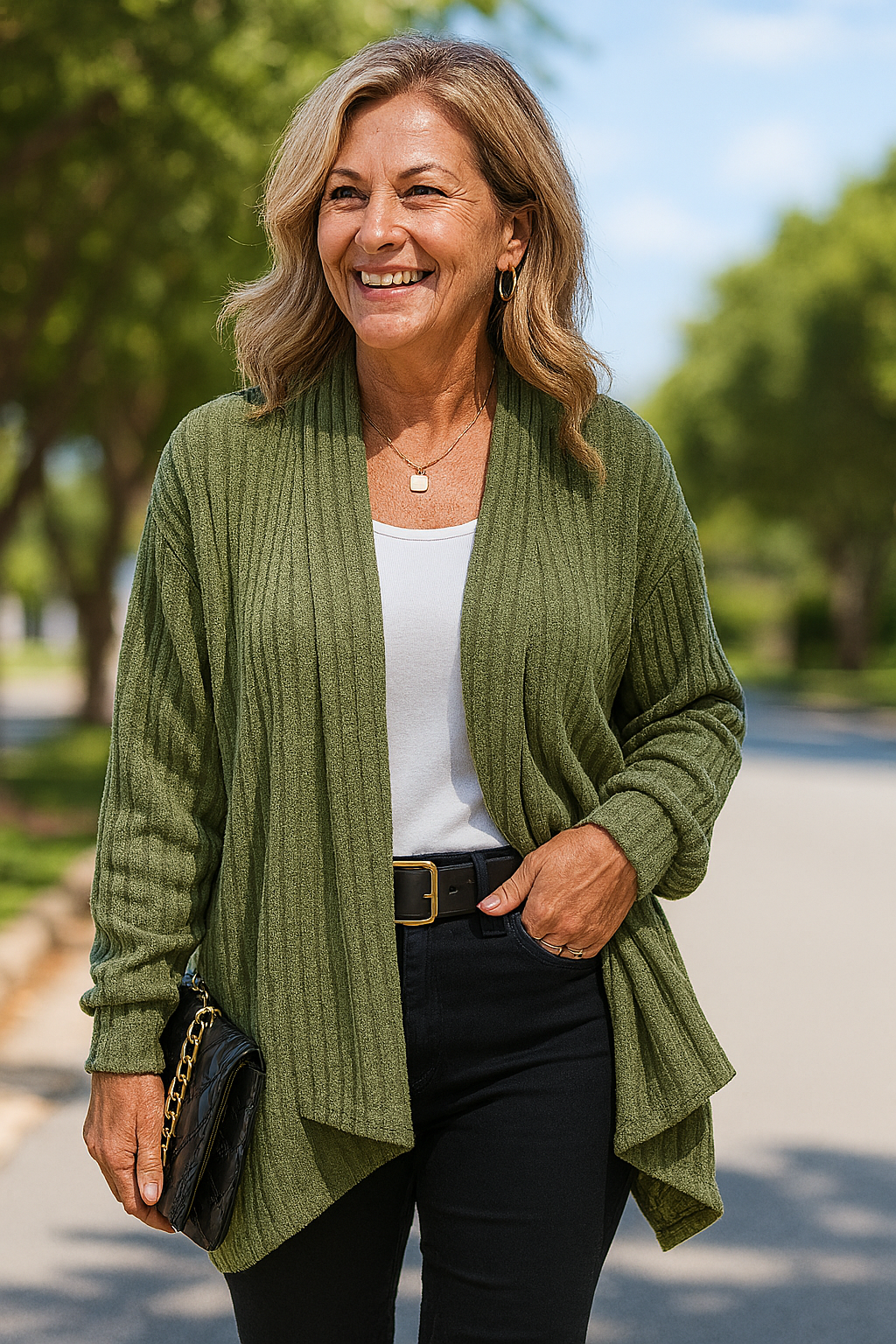 Bunty | Lightweight Knit Cardigan – Confidence in motion