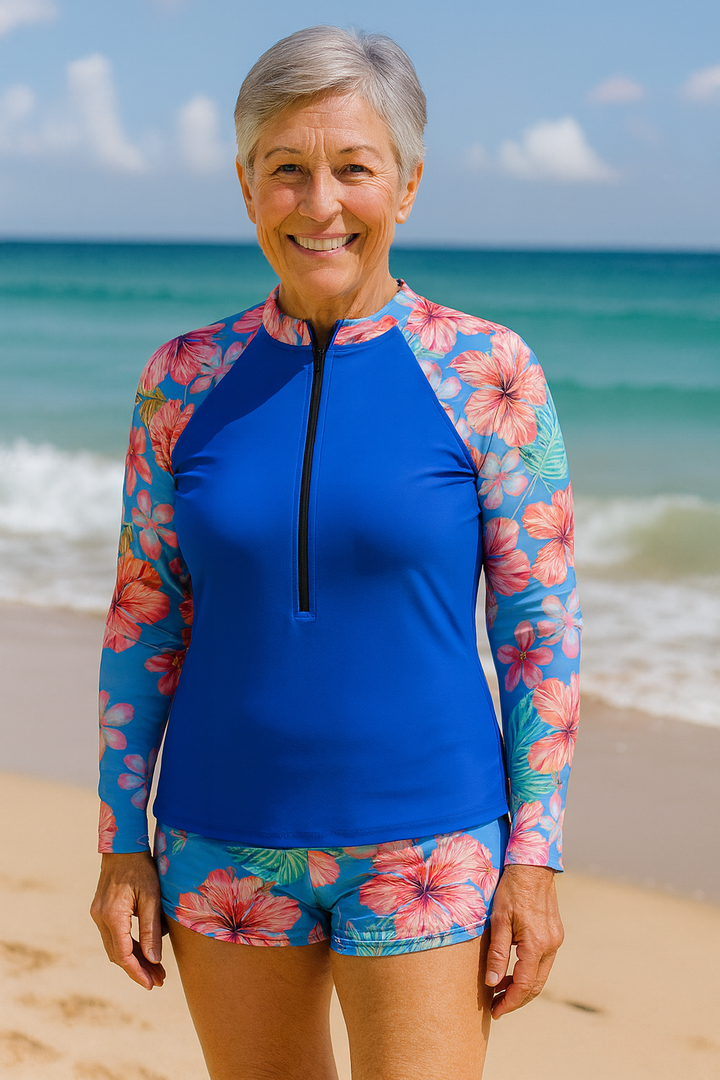 Lucy Swimwear | UV Protection Rash Set – Sun-Safe Elegance, All-Day Ease