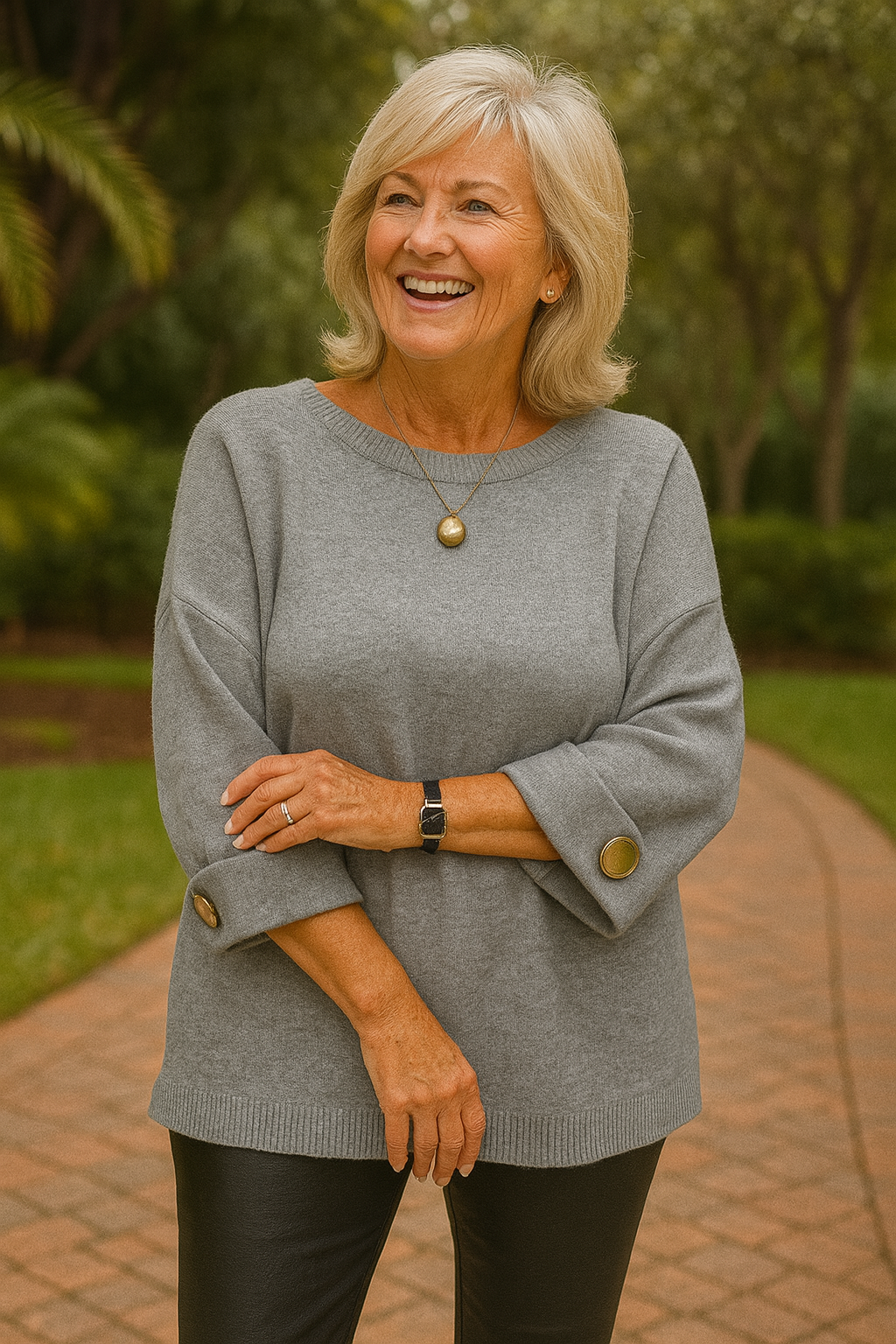 Cindy | Sweater Blouse – Effortless Elegance, Everyday Comfort