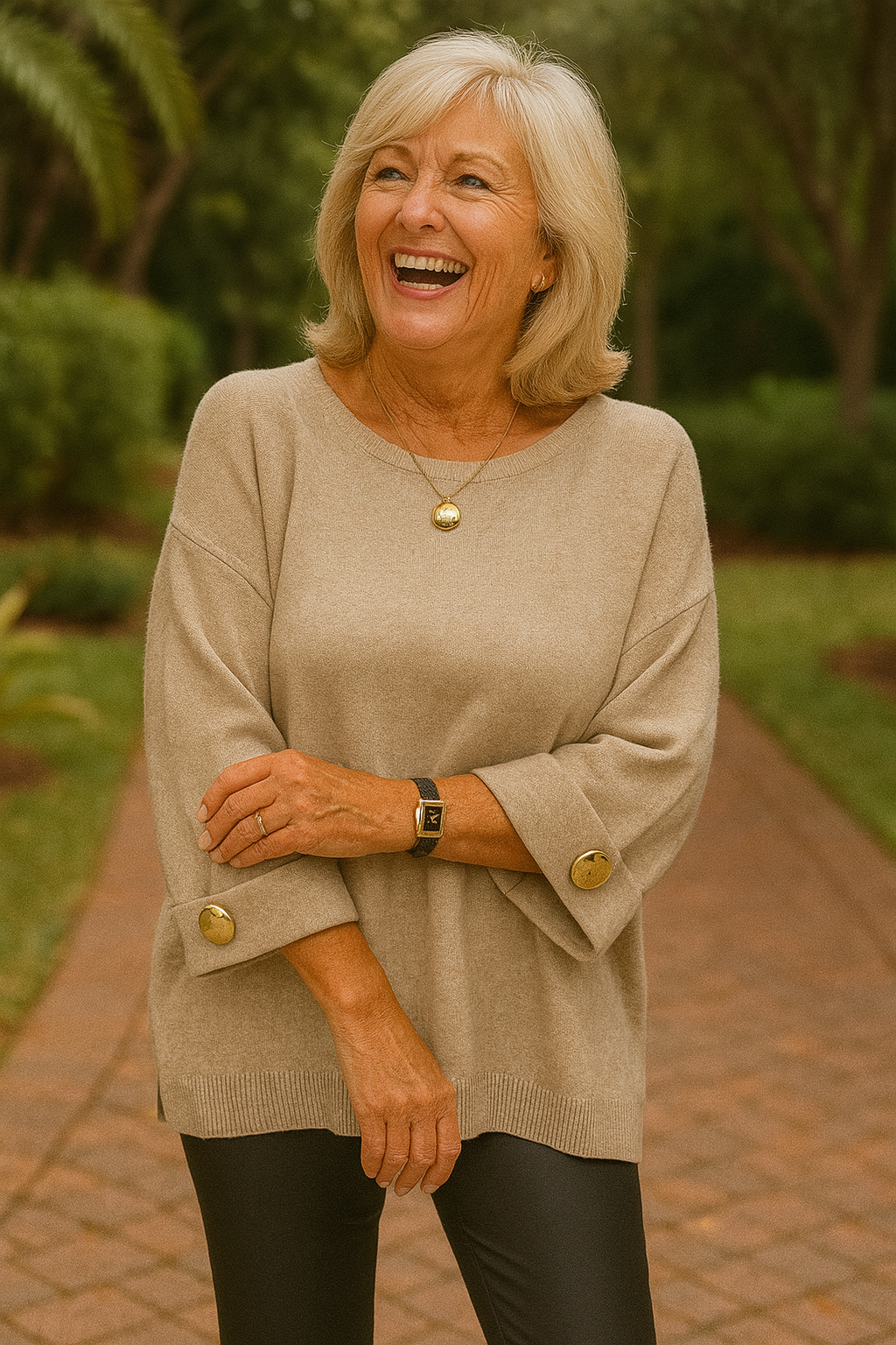 Cindy | Sweater Blouse – Effortless Elegance, Everyday Comfort