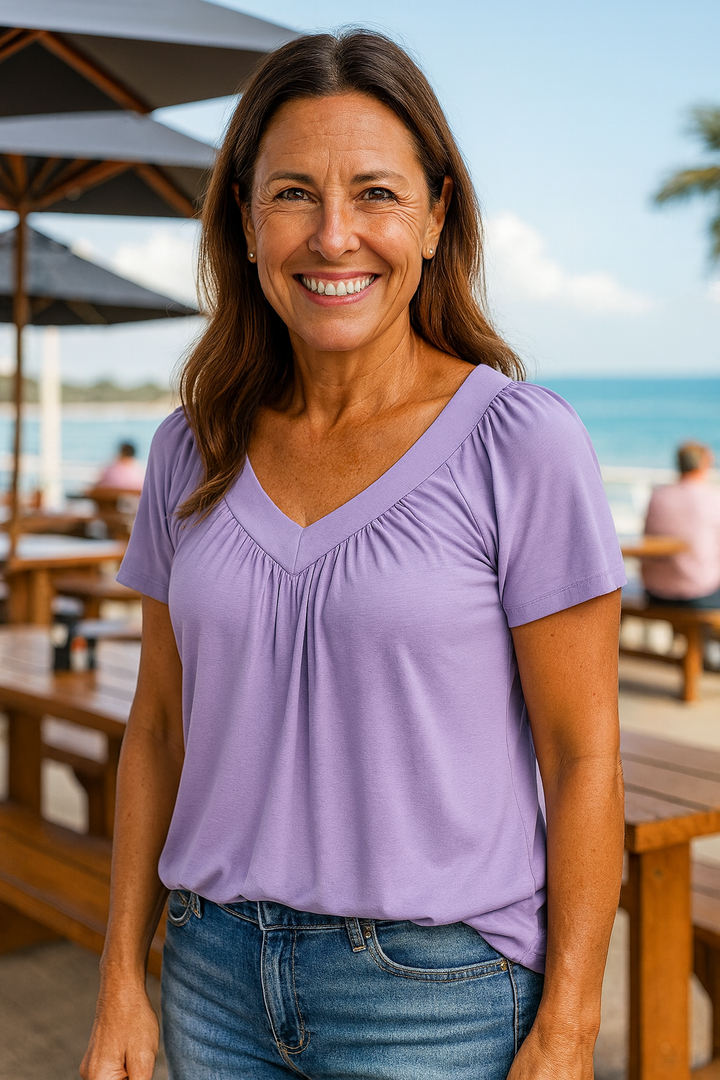 Amabel| Luxe Comfort Top – Flattering Ease for Every Day (S–5XL)