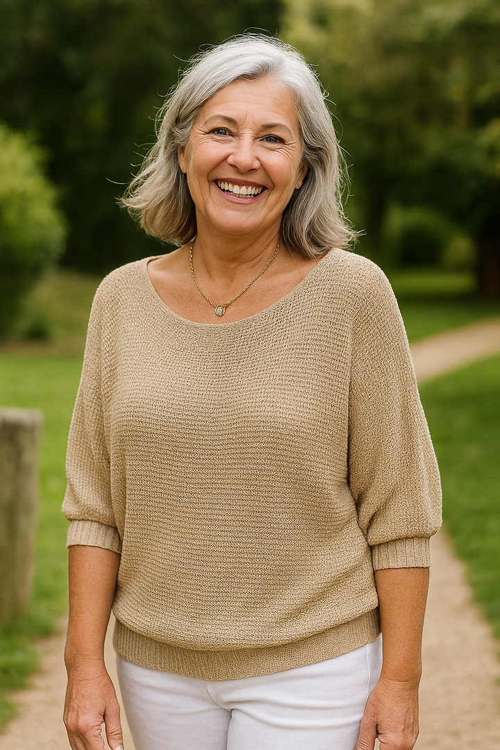 Colette | Soft Knit Top - Flattering Shape